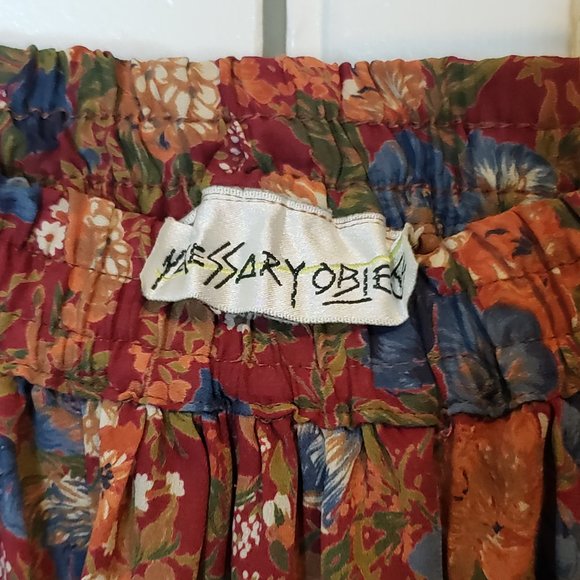 Vintage Necessary Objects Floral High-Waist Skirt - Picture 2 of 4